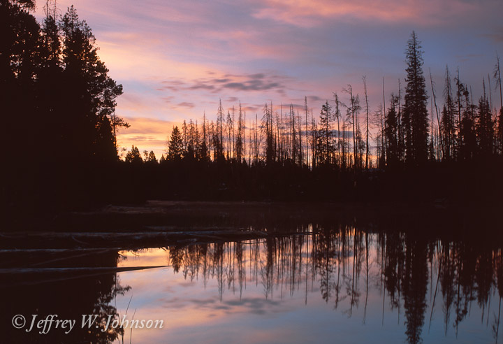 String Lake Silhouette